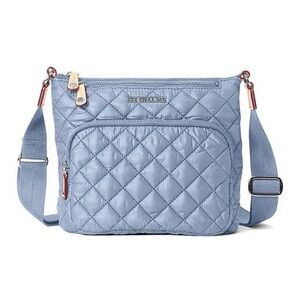 Mz Wallace Stone Blue Metroscout Quilted Crossbody Deluxe Bag NWT